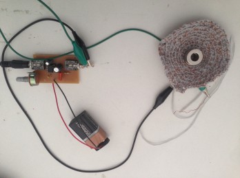 Experiments with a coil crochet technique. Wool & soft copper wire from Karl Grimm (not Enamelled) ref: High Flex 3981 7×1